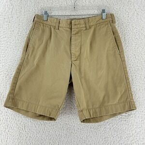 J.‎ Crew Gramercy Khaki Chino Shorts Mens Flat Front Casual Summer Size 31